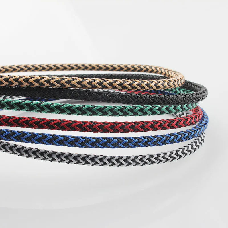 Braided hemp rope mobile phone charging cable for Apple iPhone in six colour options