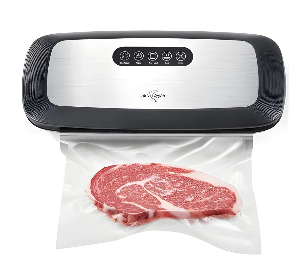 Stainless steel kitchen baler QH-03 vacuum sealer with 30cm sealing length and 130W power
