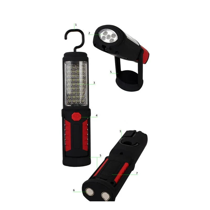Bell & Howell Super Bright Torch Lite with 360-degree swivel hook and magnets on base
