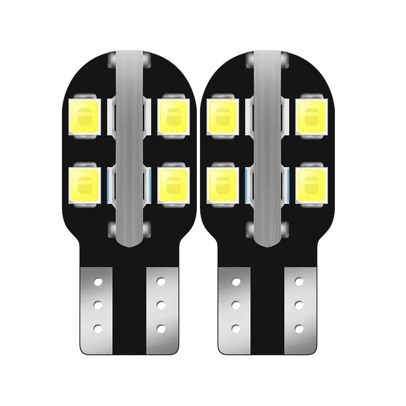 T10 12V LED car licence plate light bulb in six colour options with wide-angle illumination