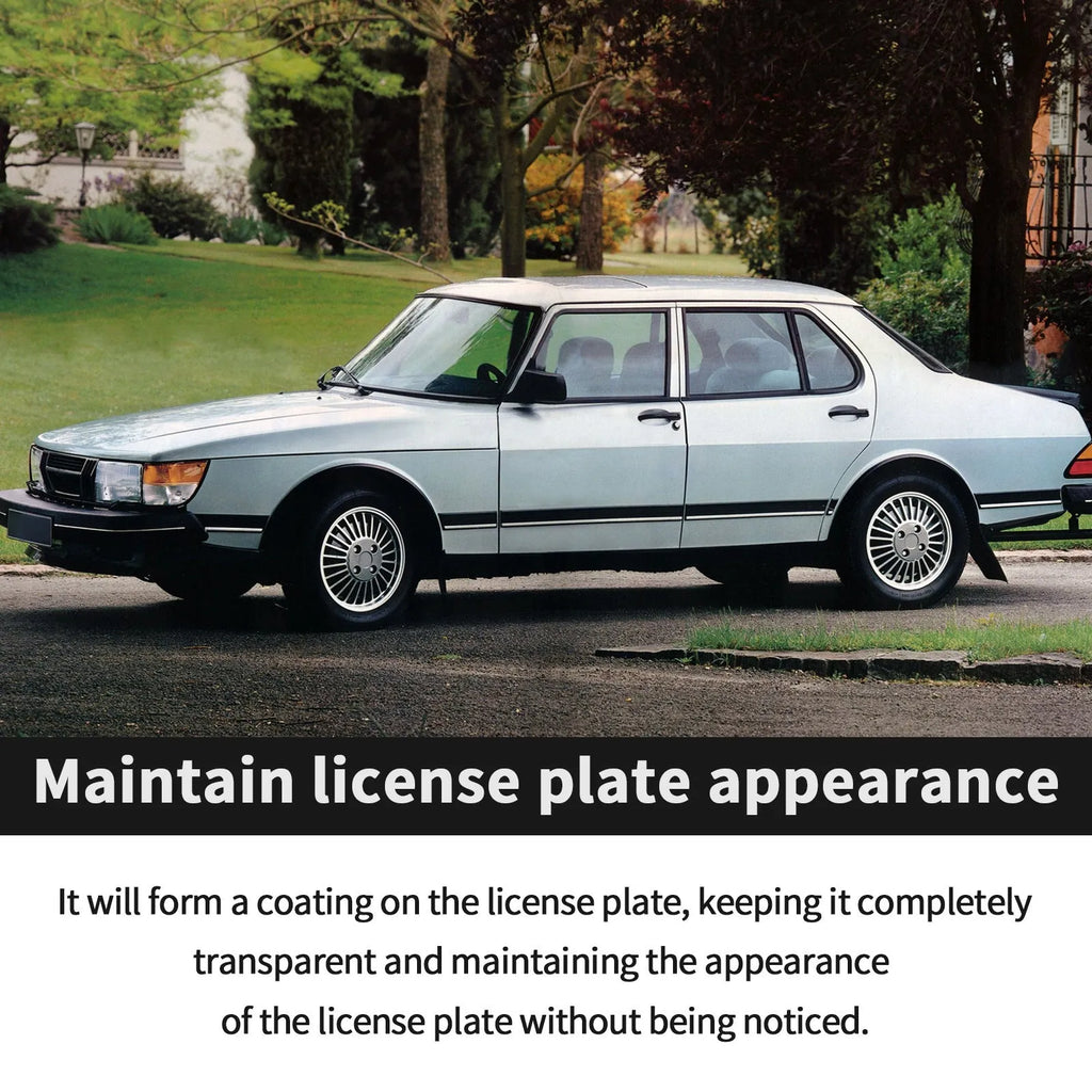 Invisible license plate spray 100ml transparent coating bottle with protective spray nozzle