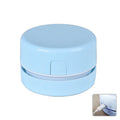 Portable mini desktop vacuum cleaner for pencil chips in pink colour with rechargeable battery
