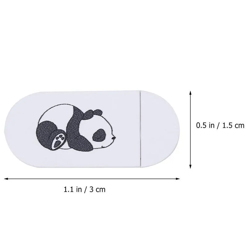 White plastic webcam privacy cover slider 3 pack on a laptop