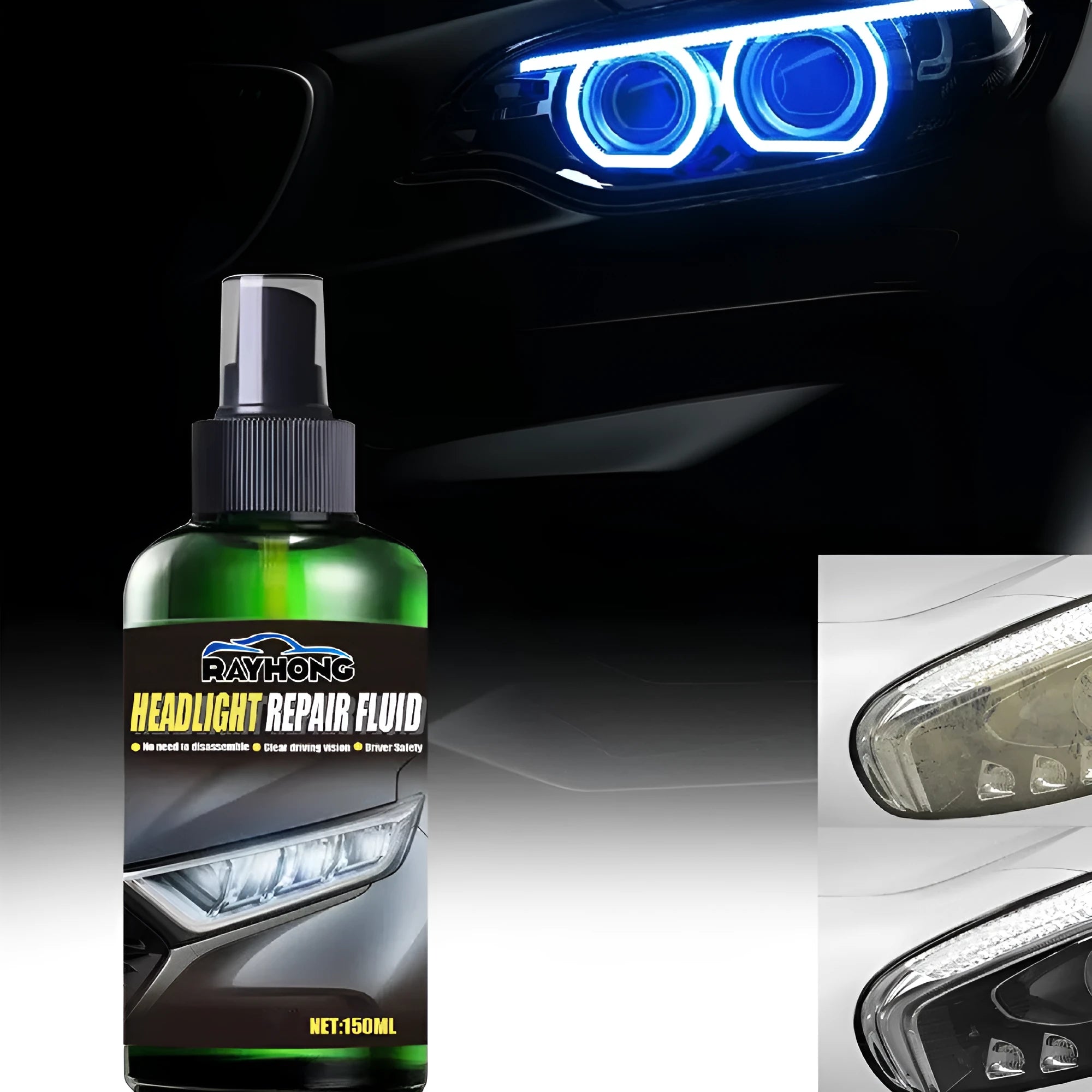 150ml bottle of car headlight restoration repair liquid.