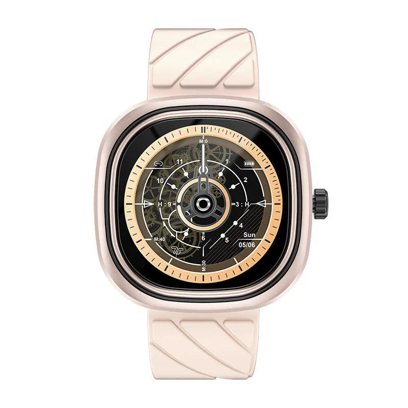 Bluetooth smart sports watch with 1.32-inch touchscreen on silicone wristband