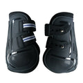 PU hard shell horse leg guard with elastic neoprene and air hole, front rear four-piece set