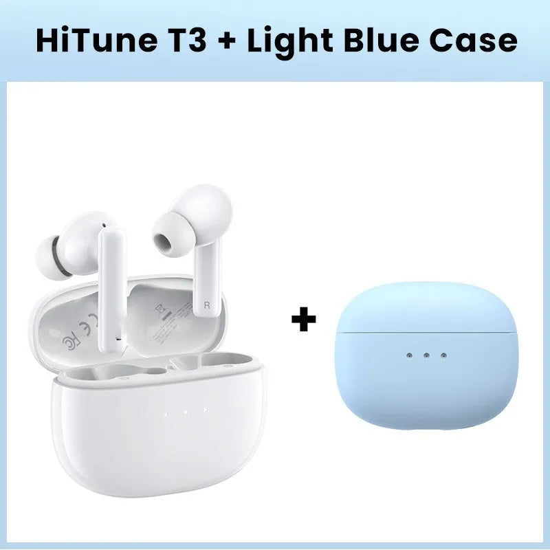Active noise reduction Bluetooth earphones in Obsidian Black, with wireless earpiece connection, compatible with mobile phones and computers.
