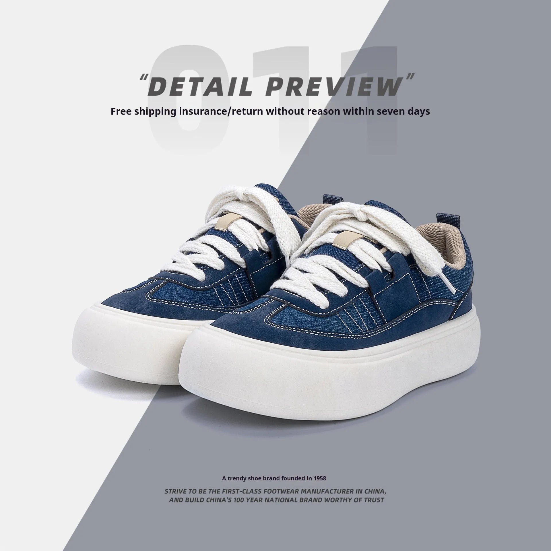 Men's black casual canvas shoes with platform sole and lace-up front.