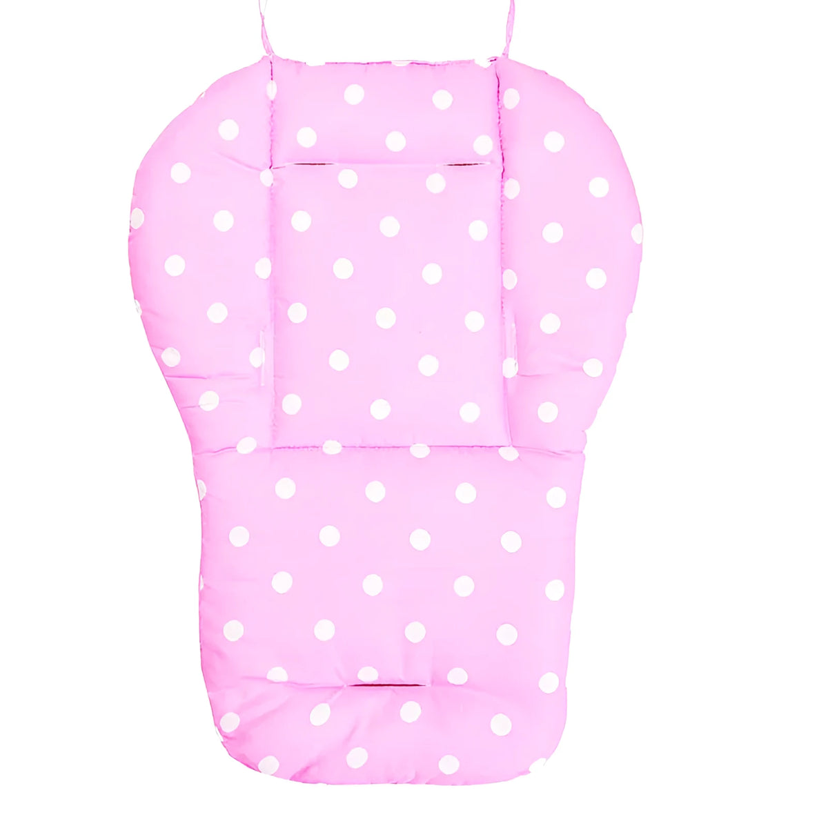 Cotton pad baby car mat and cart cushion, double-sided 68x57cm, shown in pink, blue, fruit green, coffee and purple