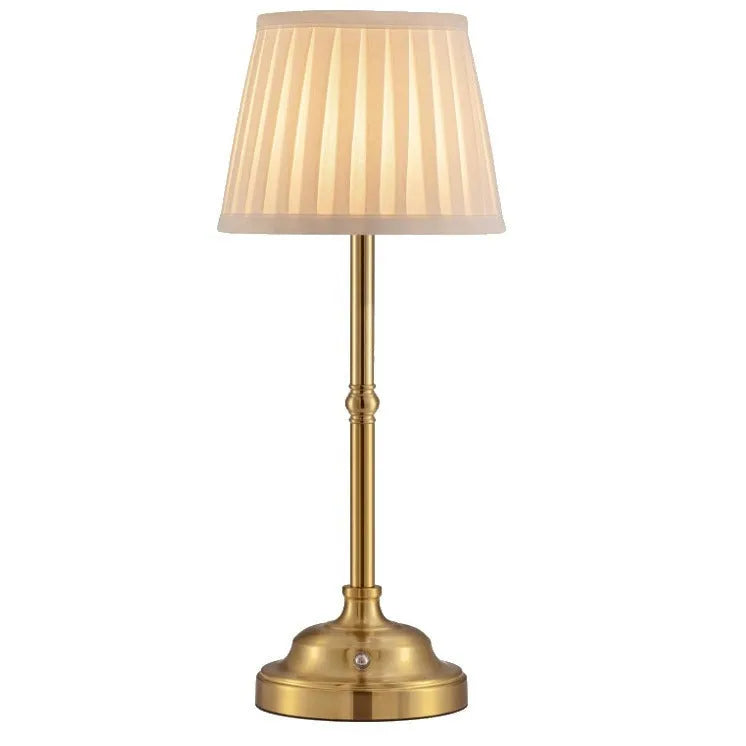 Nordic modern simple LED night lamp 14x40cm golden colour built-in battery