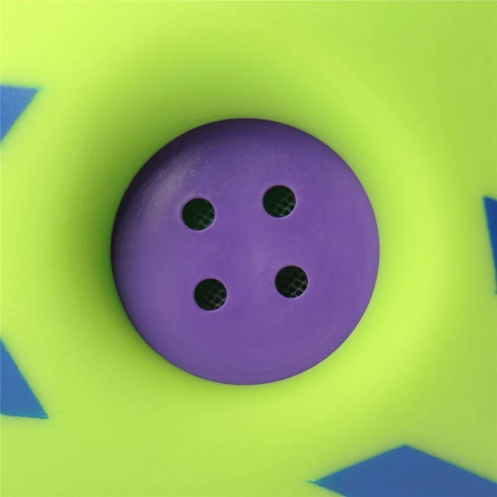 Green vinyl dog molar chew ball, 10cm diameter, non-toxic and bite resistant training toy