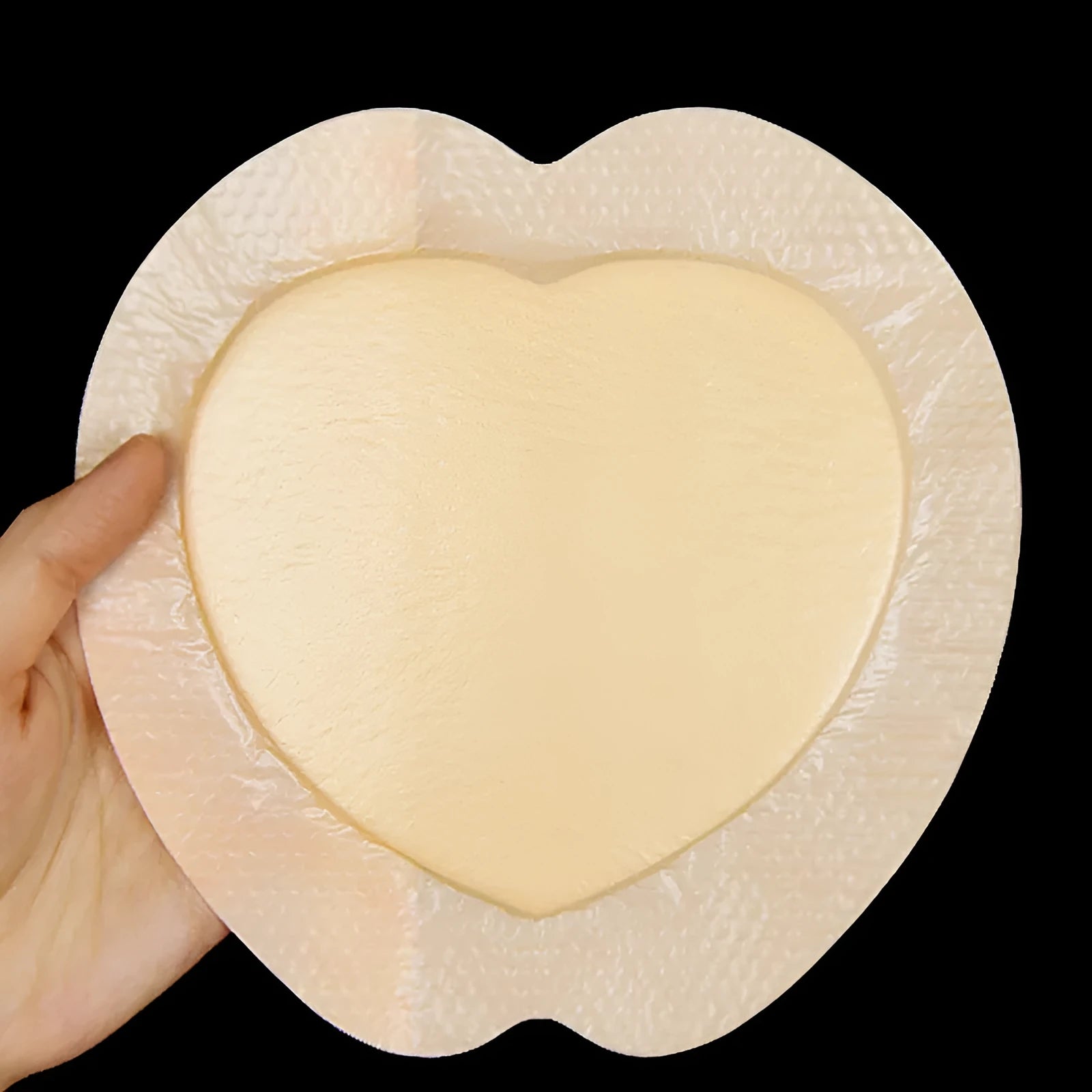 Large skin-colour silicone bedsore sticker with silica gel foam for pressure sore prevention