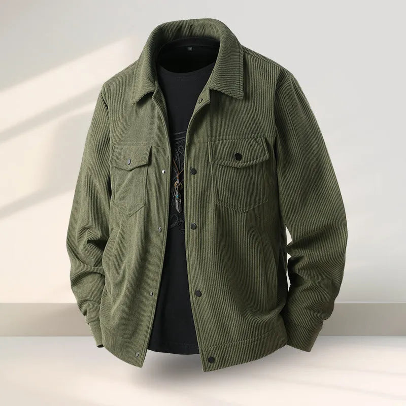 Men's slim fit Lycra coat in black, coffee, white, or green with vinyl lining