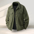 Men's slim fit Lycra coat in black, coffee, white, or green with vinyl lining