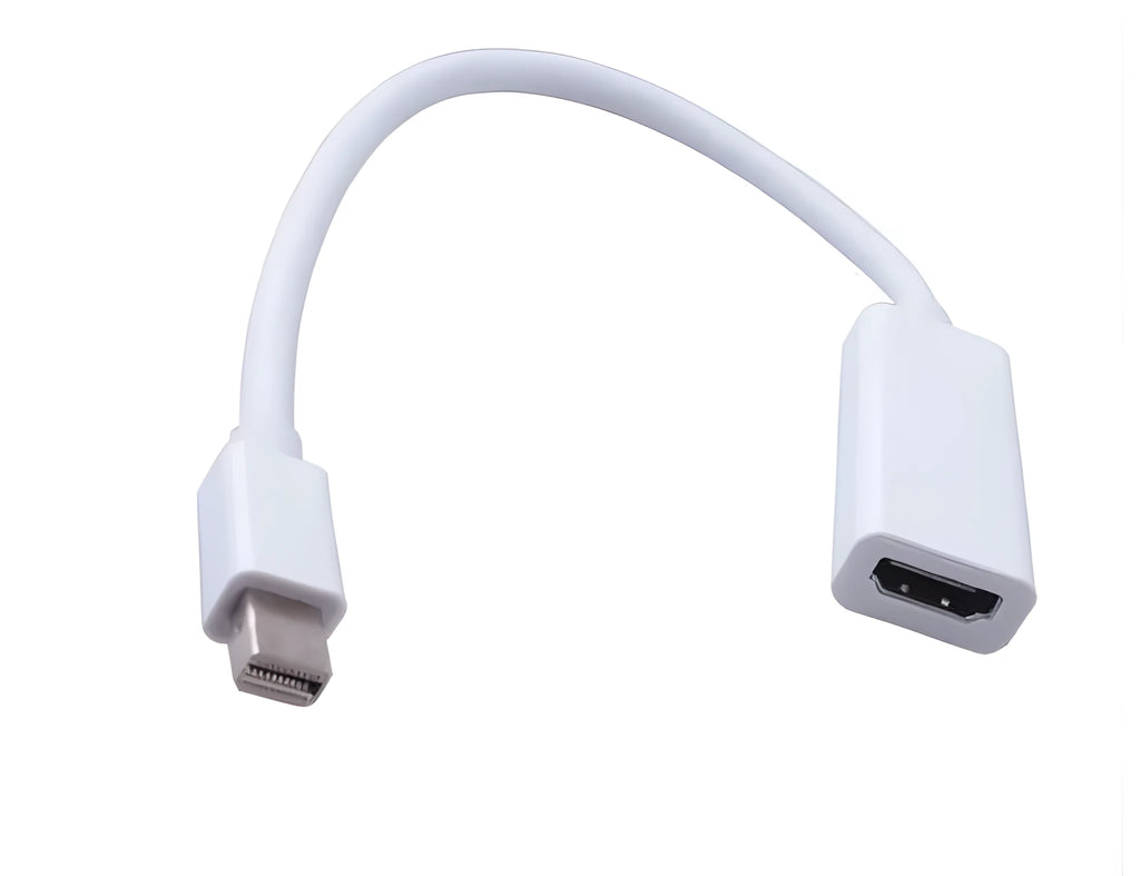 24 cm Mini DisplayPort to HDMI adapter cable with male Mini DP and female HDMI connectors