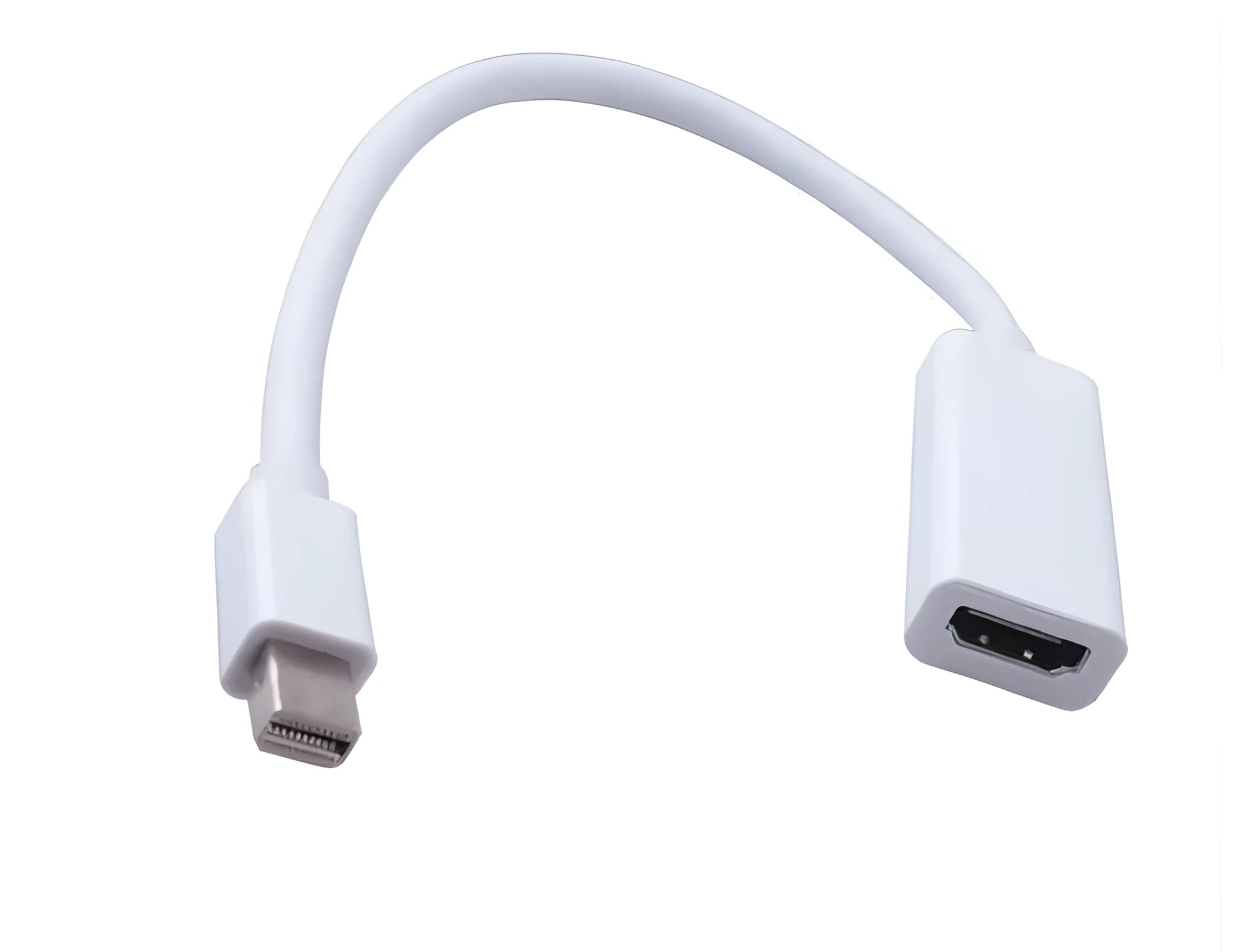 24 cm Mini DisplayPort to HDMI adapter cable with male Mini DP and female HDMI connectors