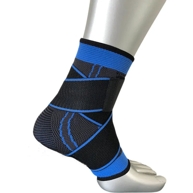 Compression ankle sheath in nylon for sports support