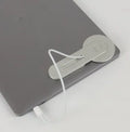 Aluminium magnetic laptop expansion bracket in silver colour for Apple MacBook desktop organisation