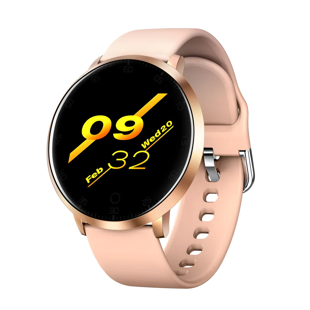 Ultra-thin black smart health bracelet with a 1.3-inch screen and silicone strap on a wrist.