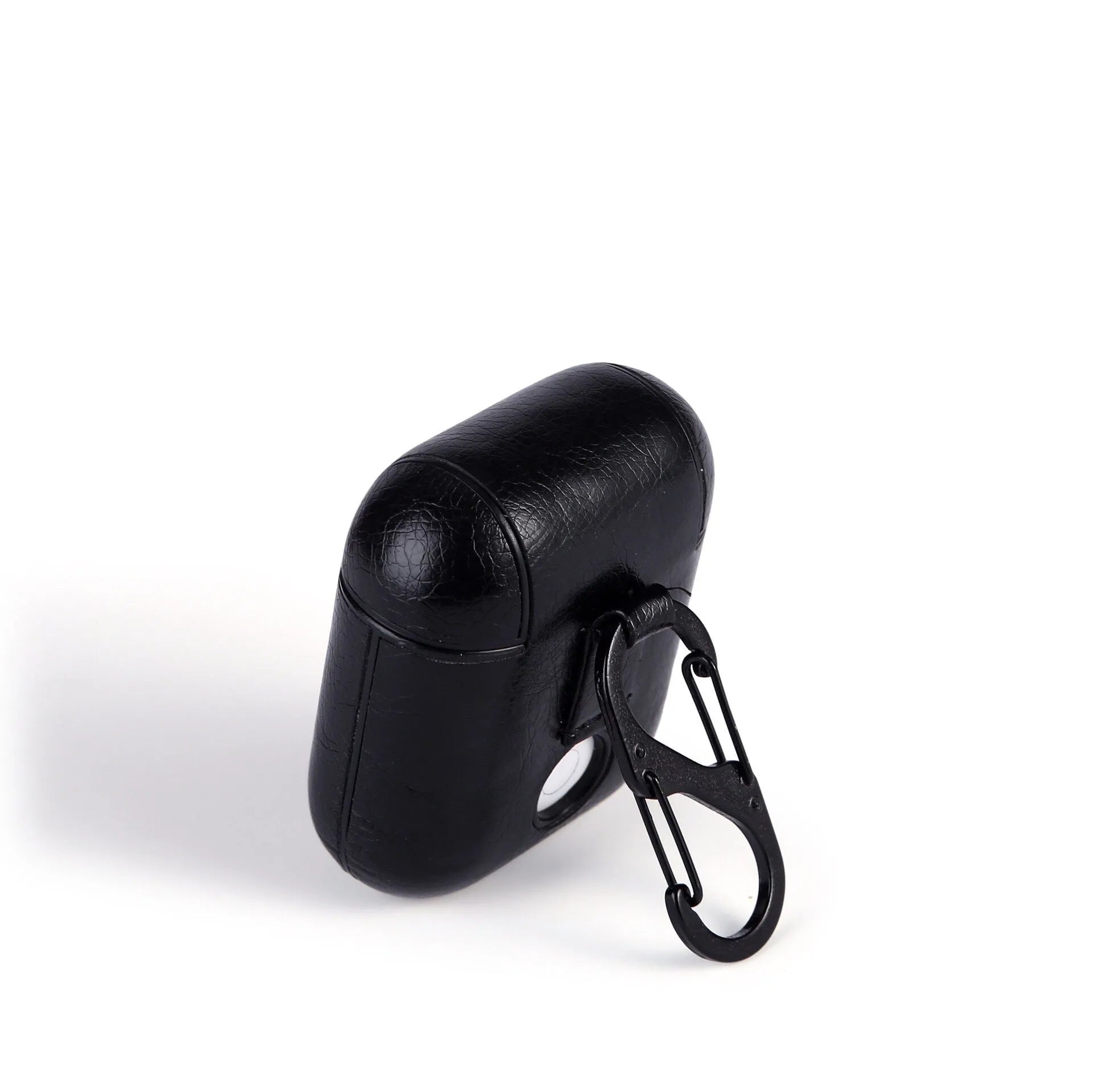 Genuine leather AirPods case in four colour options: black, brown, light brown, red