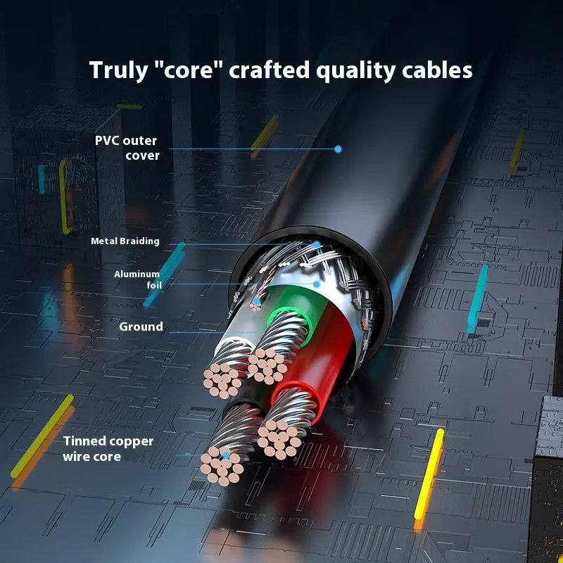Black USB A Male to AM extension cable with straight head connectors showing length measurement