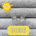 Oval denier ring with open mouth design and five-pointed star ornament in electroplated copper