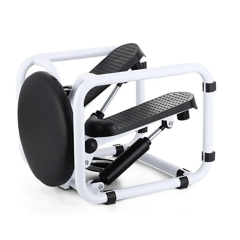 Black multi-action hydraulic elliptical stepper machine 44x36x33cm carbon steel frame