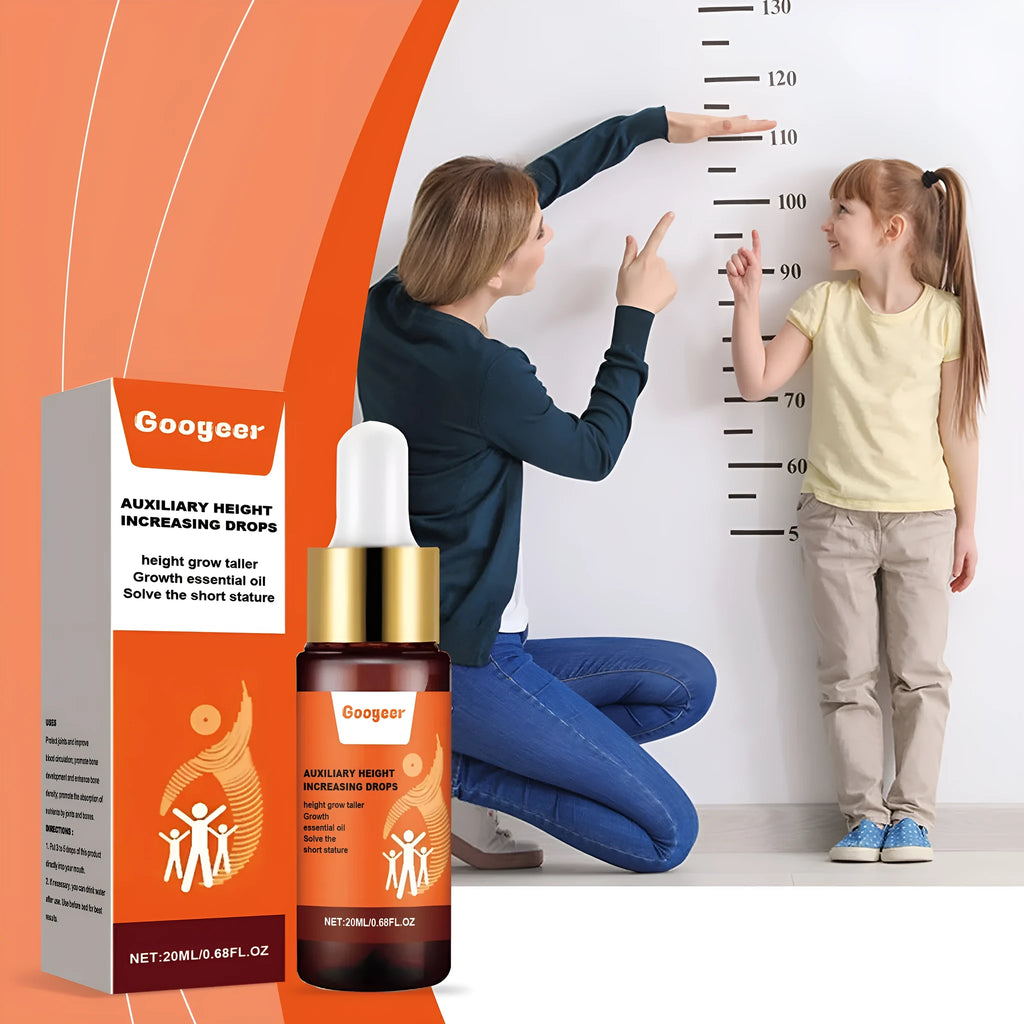 20ml Auxiliary Height Increasing Drops bottle with peppermint extract and vitamin B1 formula