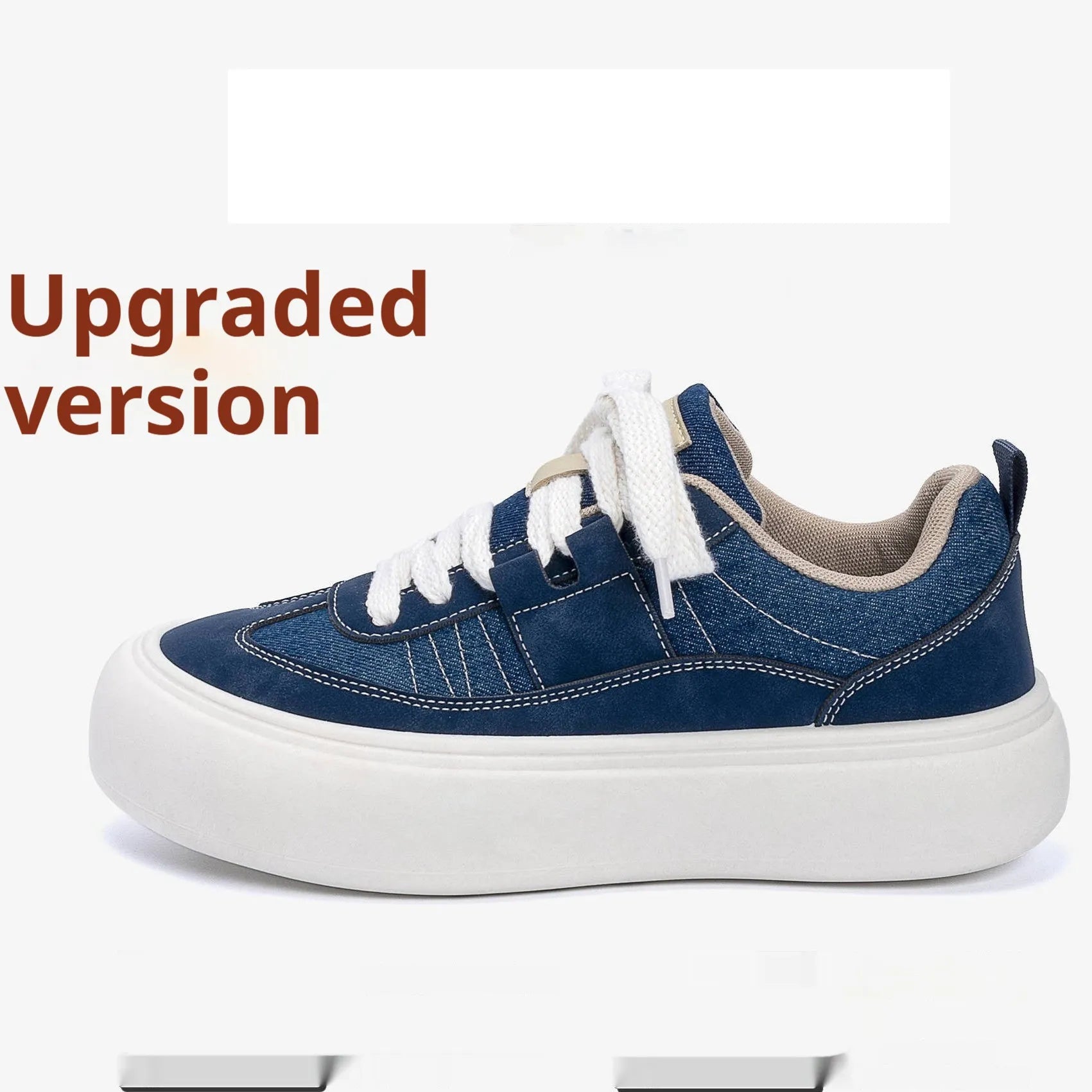 Men's black casual canvas shoes with platform sole and lace-up front.