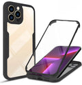 Flexible TPU iPhone mobile phone case in multiple colour options including 360 Qicai patterns