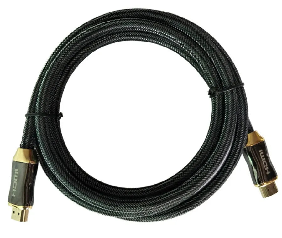 HDMI cable with connectors shown, available in lengths from 1 to 10 metres for projector and monitor connections.