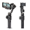 Black mobile phone shooting stabilizer handheld gimbal with ABS construction