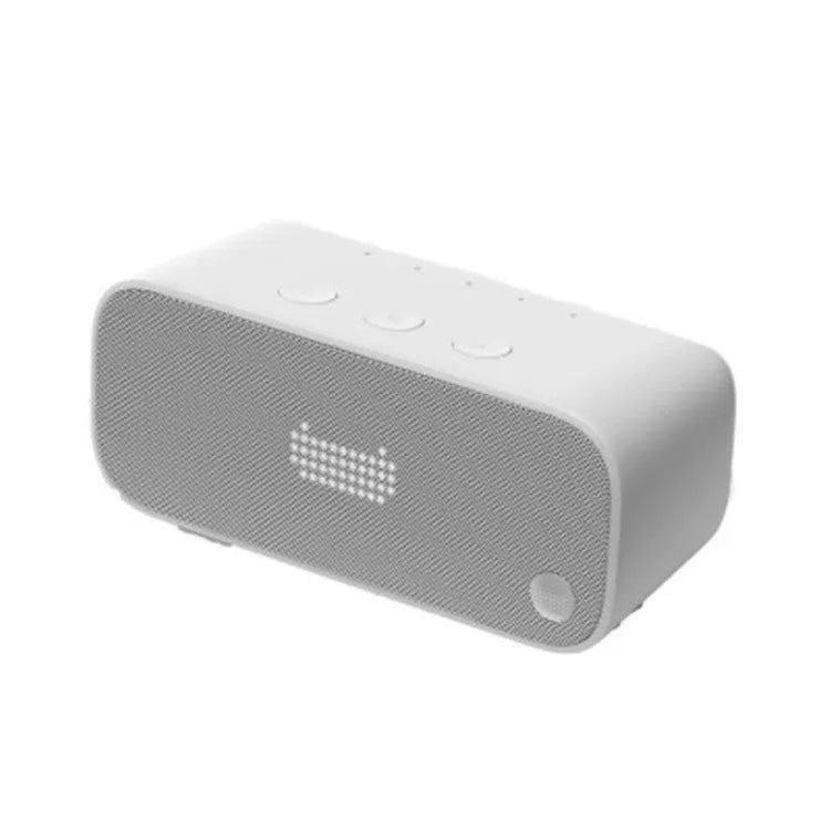 Elf sugar cube WiFi smart AI speaker in blue, green, red, or white colours with bookshelf design