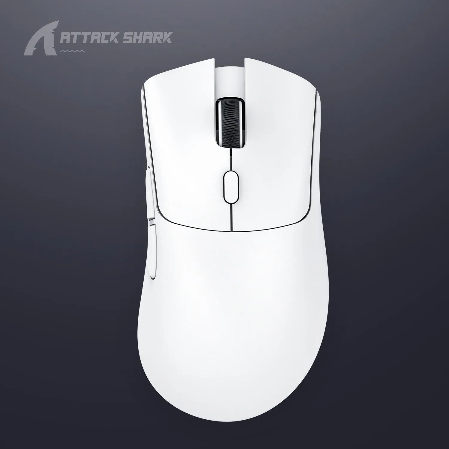 Attack Shark wireless triple-mode mouse in black, red, or white colours