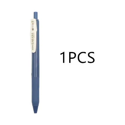 0.5mm bullet press water pen in retro colour options with refillable gel ink cartridge