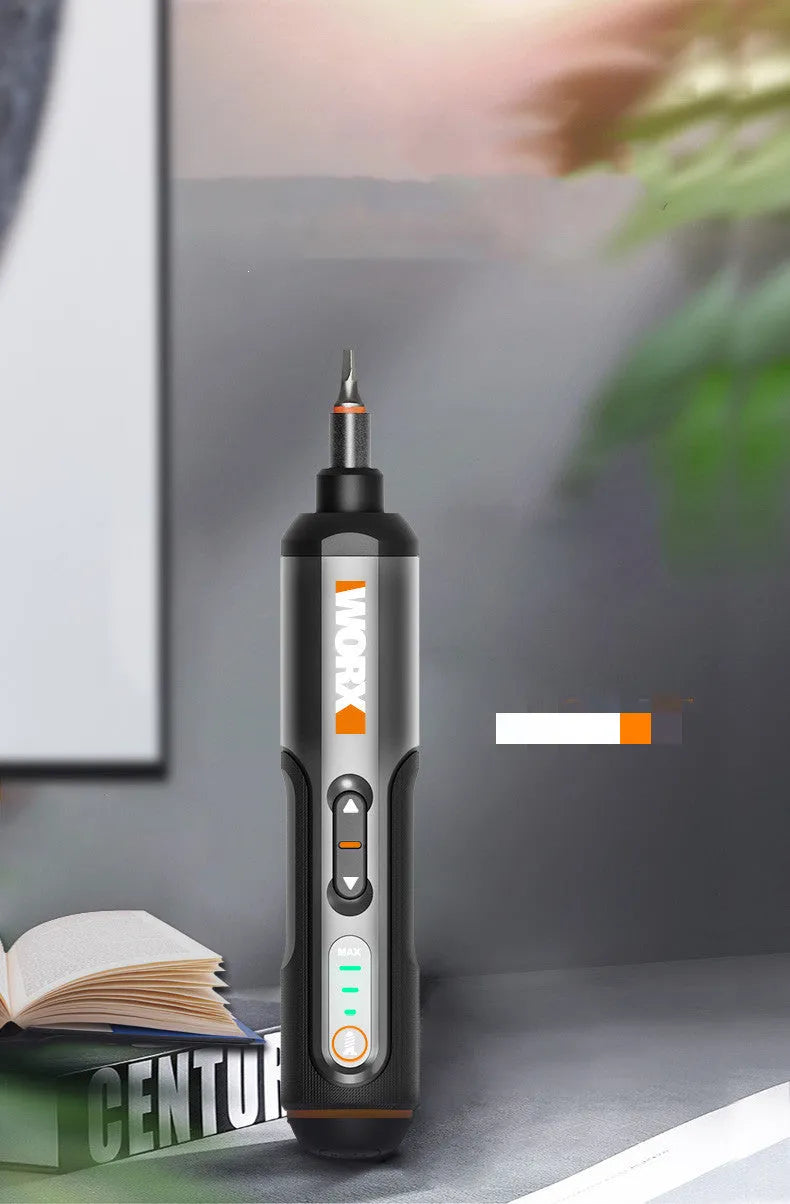 WORX WX240 3.6V cordless electric screwdriver in handheld design with variable speed trigger