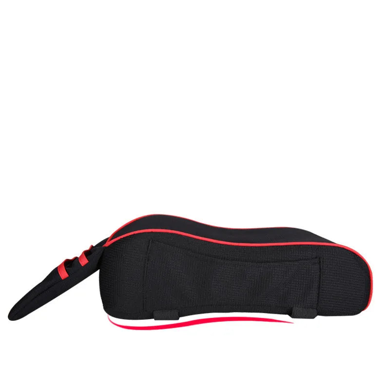 Car armrest box pad in sports knitted fabric 16x30cm in black colour