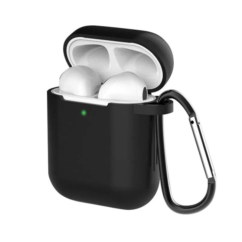 Silicone protective cover for Apple AirPods 1st and 2nd generation in various colours
