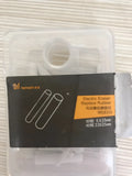 White automatic rotary eraser refill cartridge for astronomical 8302 electric eraser in polypropylene box.