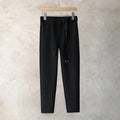 Boys slim straight tapered trousers in wool blend fabric with straight leg opening