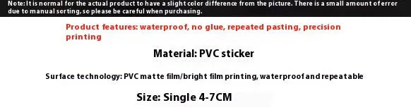 Pack of 50 sheets of fresh candy-themed small object waterproof stickers in cute style for journals.
