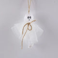 Halloween ghost LED lantern chain with 20 colourful battery-powered lights for haunted venue decoration