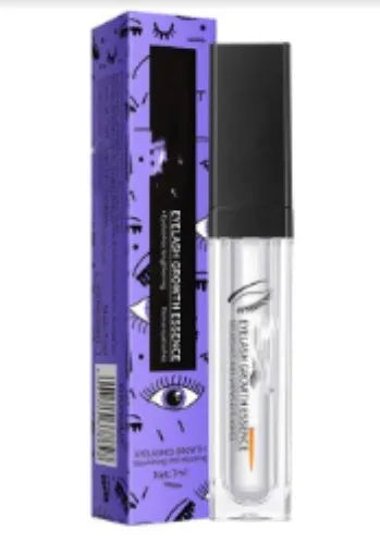 Eyelash nourishing liquid in black 7ml bottle for dense lash growth