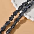 Ceramic love heart small torch shaped beads in various colours with straight holes for jewellery making