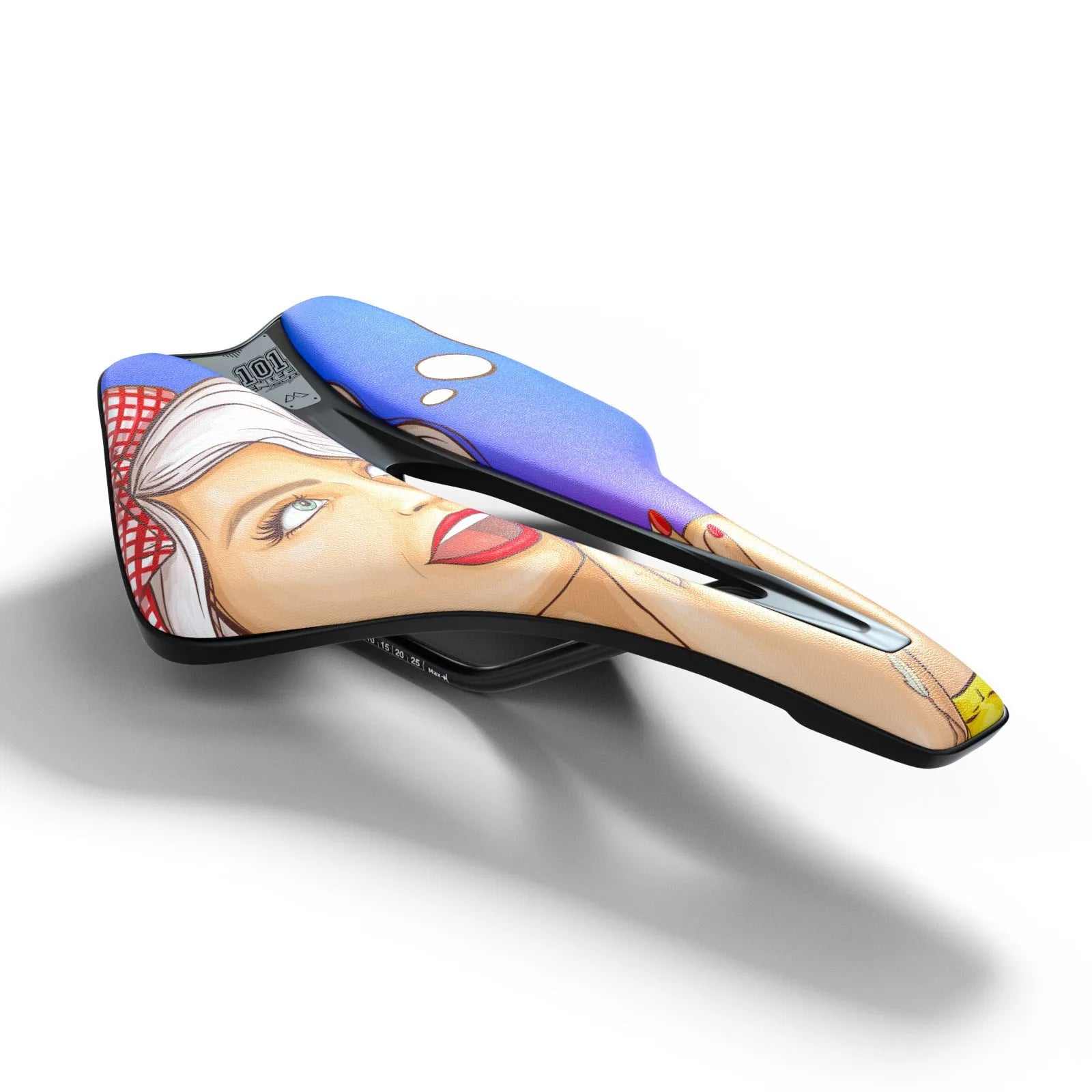 Bicycle saddle with ultra-light EVA cushion and hollow design in various colours