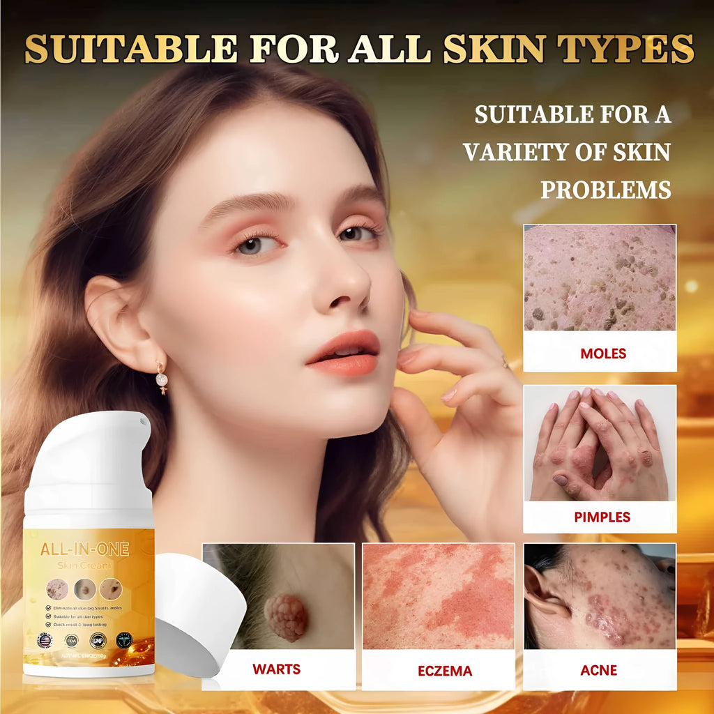 50ml bottle of non-standard neck cleaning cream for skin care.