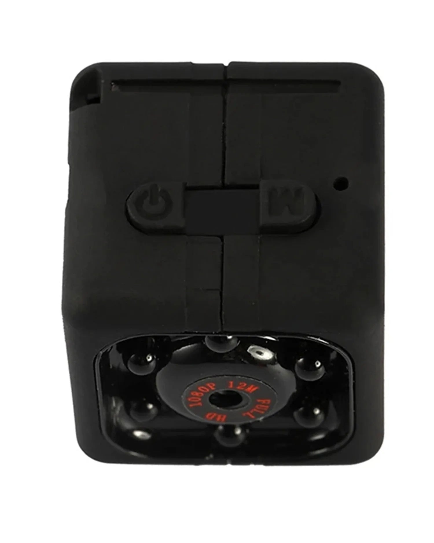 Black mini dashcam with USB cable for 1080P recording and infrared night vision