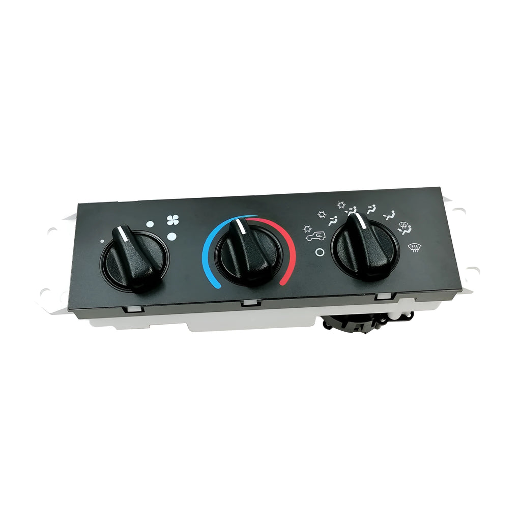Black Jeep Wrangler air conditioning control switch panel for 2005-2006 models OE 55056558AA