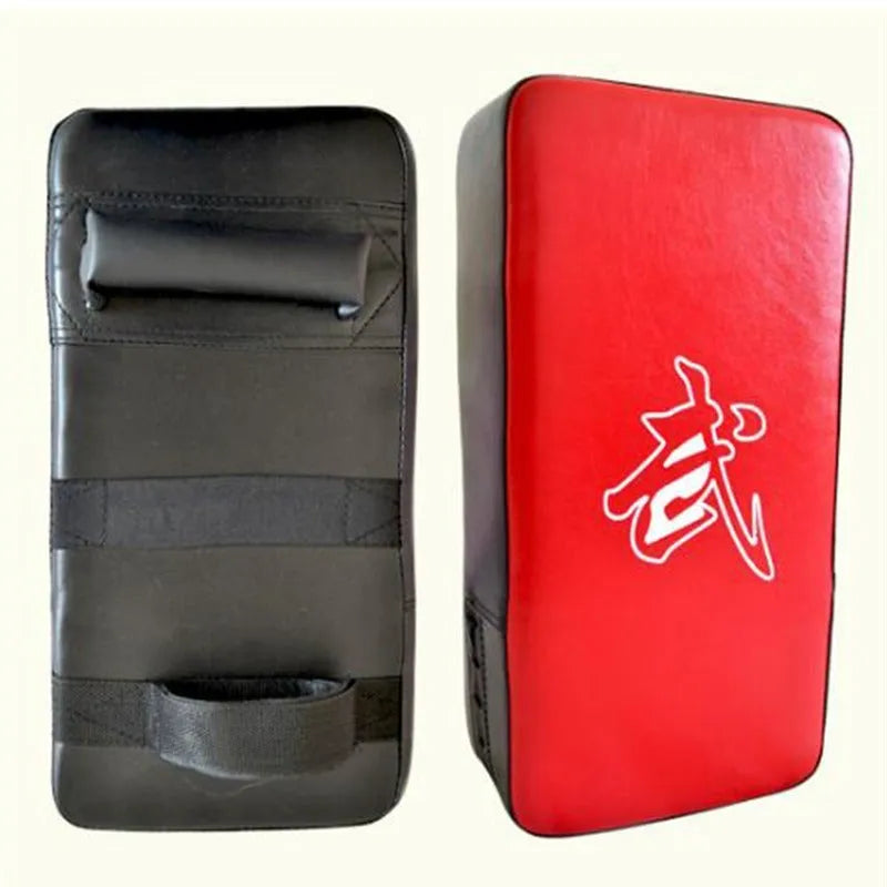 Blue vertical hanging Sanda square foot kicking bag for boxing training