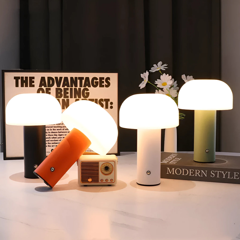 USB table lamp with charging function in multiple colour options